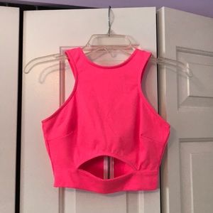 Pink crop top